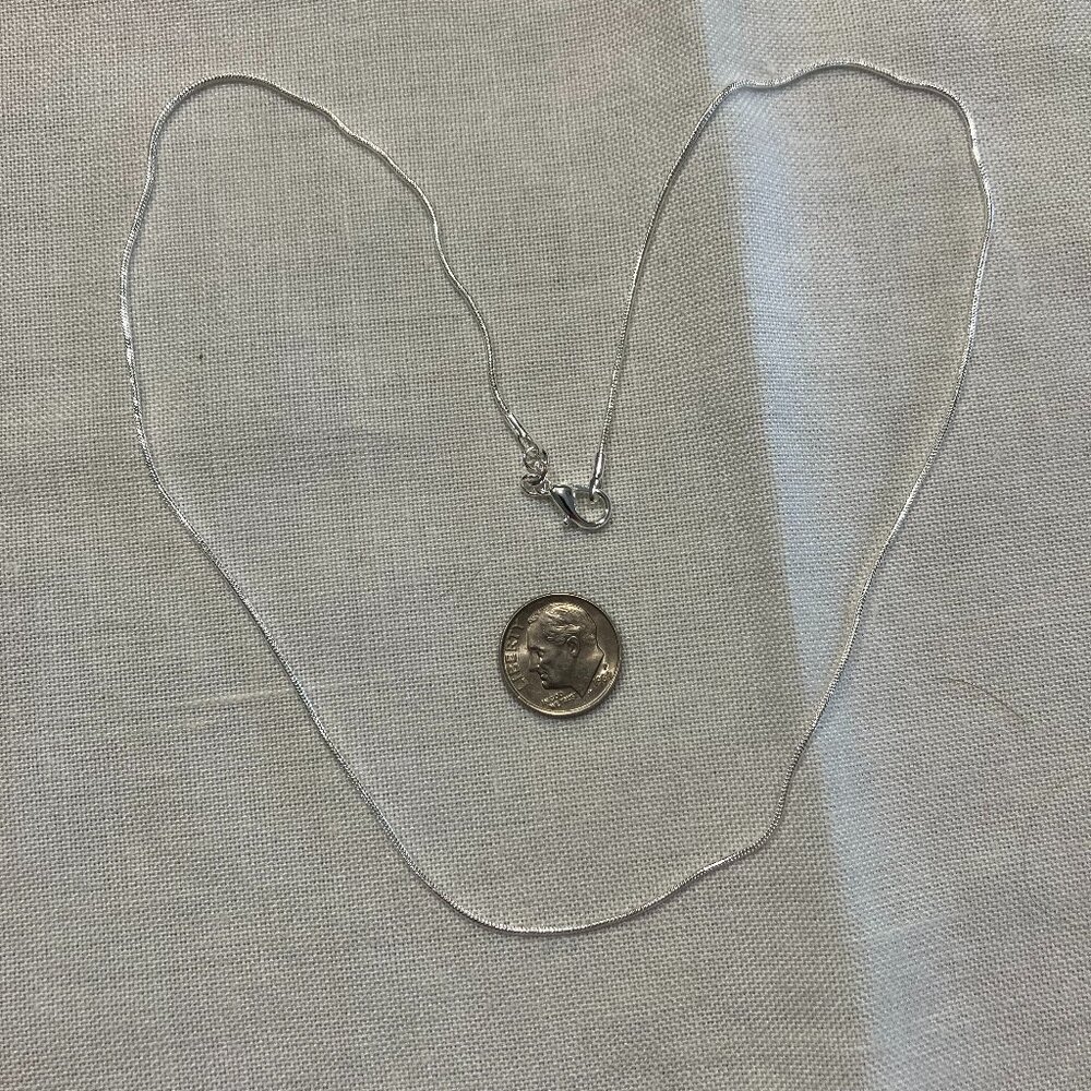 Set of THREE Silver S925 Snake Chain Length 20 inches Long NEW - Picture 4 of 4